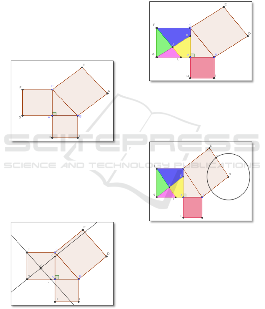 Using Technology In Mathematics Discover And Proof Pythagorean Theorem With Geogebra Muhammad Naufal Faris State University Of Malang Malang Indonesia Keywords Geogebra Mathematics Pythagorean Theorem Discover Proof Abstract